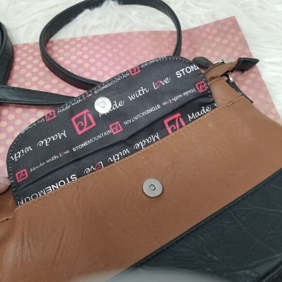 Nubuck Smooth Leather 3 in 1 Crossbody Bag - Picture 4 of 13